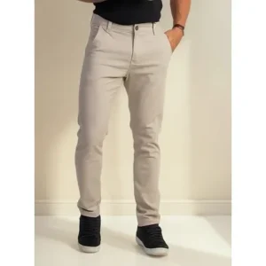 Calça Sarja Social Masculina Esporte Fino Com Elastano Confortável