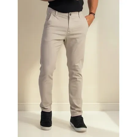 Calça Sarja Social Masculina Esporte Fino Com Elastano Promoção Calça Sarja Social Masculina Esporte Fino Com Elastano Confortável