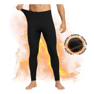 Calça Térmica Masculina Segunda Pele Meia Flanelada Felpuda