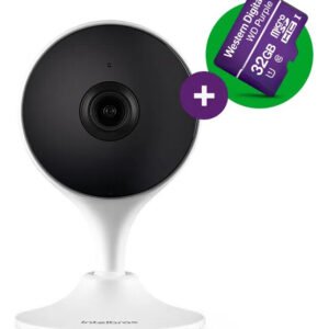 Câmera de Vídeo Wi-Fi Intelbras IM3 com MicroSD 32GB Branco