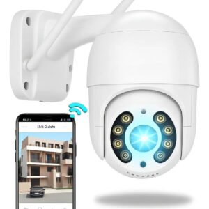 Câmera Ip A8 App Icsee Infravermelho Prova D’água Externa Wifi Hd 3 Cor Branco