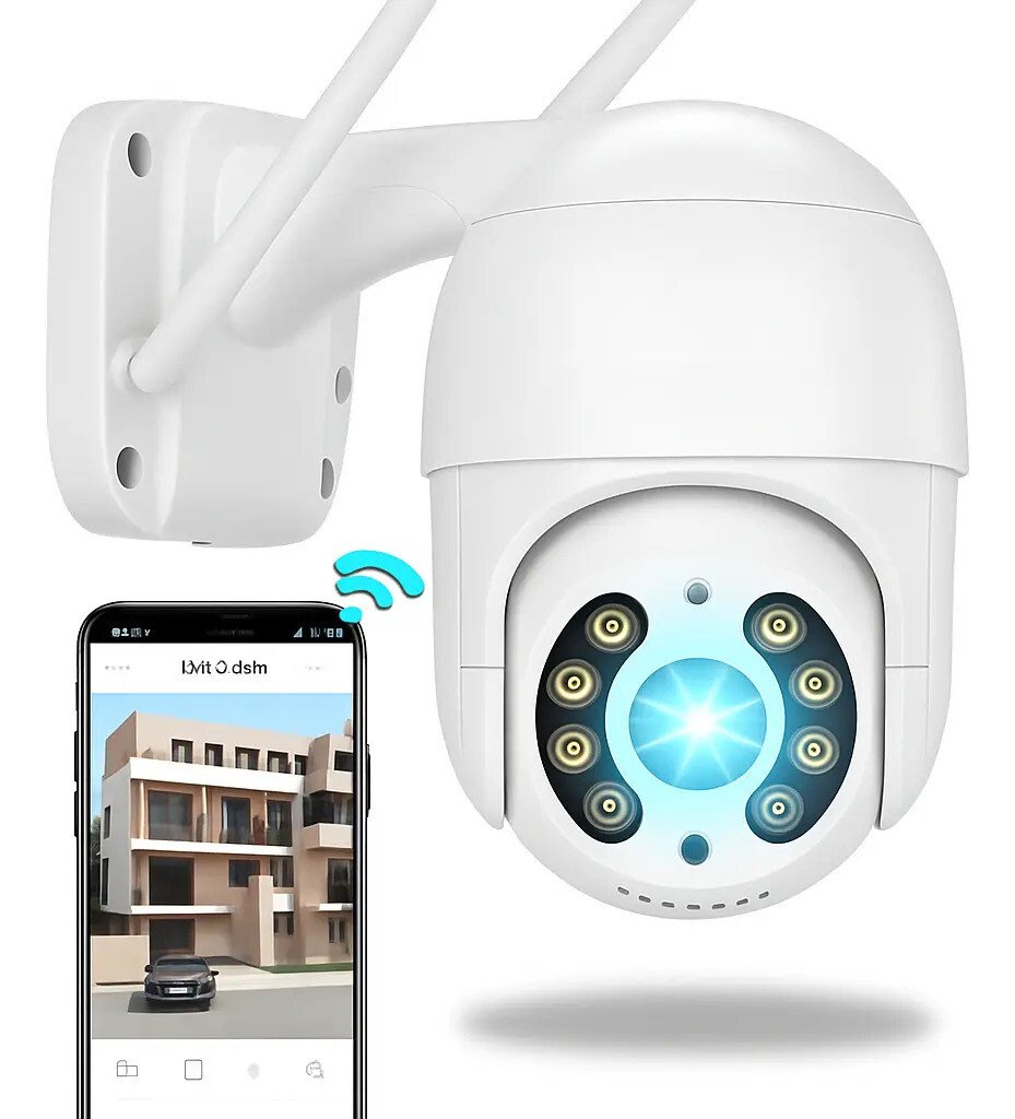 Câmera Ip A8 App Icsee Infravermelho Prova D'água Externa Wifi Hd 3 Cor Branco Câmera Ip A8 App Icsee Infravermelho Prova D'água Externa Wifi Hd 3 Cor Branco