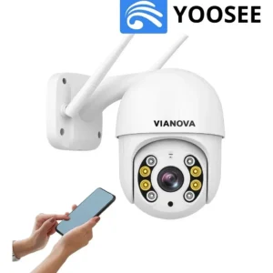 Camera Segurança Wifi Yoosee Mini Dome Full HD Vianova Branco