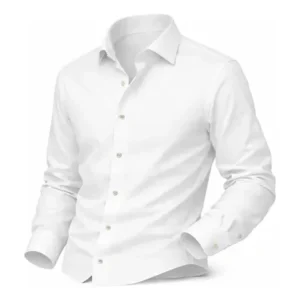 Camisa Social Masculina Slim Premium Manga Longa Curta