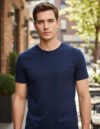 Camiseta Masculina Básica Slim Algodão – Várias Cores Ogochi
