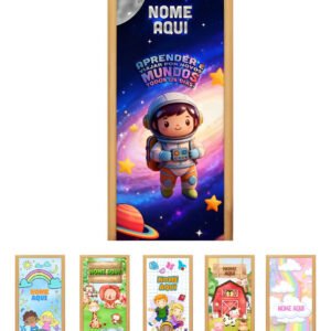 Capa De Porta Decoração Volta Às Aulas Personalizada Escolar