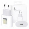 Carregador iPhone Original 20W Apple Tipo C Turbo Branco