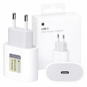 Carregador iPhone Original 20W Apple Tipo C Turbo Branco