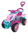 Carrinho de Passeio Infantil Quadriciclo Lady Star Maral Cor Rosa para bebês