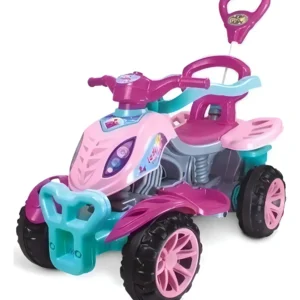 Carrinho de Passeio Infantil Quadriciclo Lady Star Maral Cor Rosa para bebês