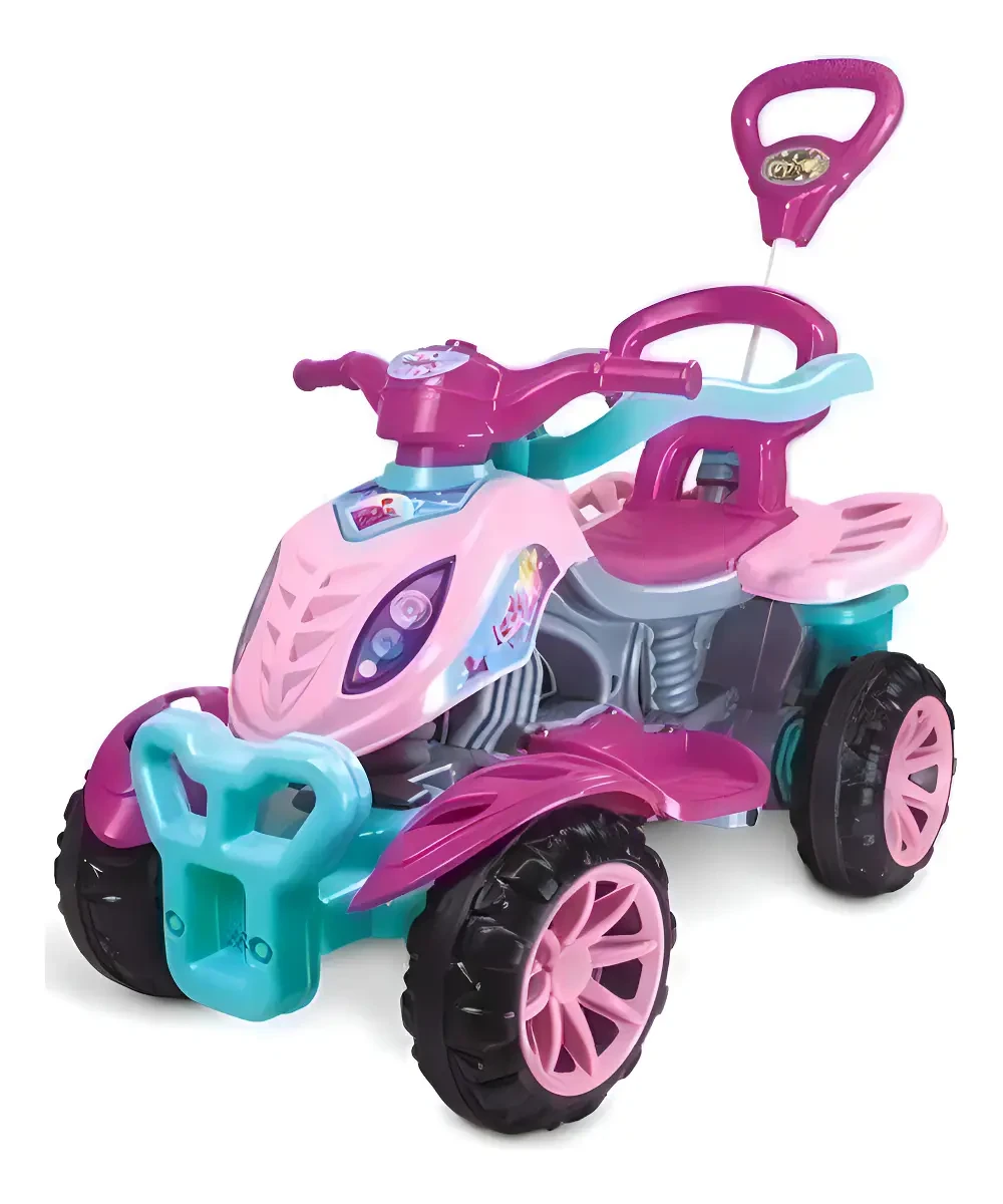 Carrinho de Passeio Infantil Quadriciclo Lady Star Maral Rosa Promoção Carrinho de Passeio Infantil Quadriciclo Lady Star Maral Cor Rosa para bebês