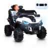 Carrinho Elétrico Infantil Brinquedo Mini Carro Passeio Voltagem Do Carregador Branco 127/220v