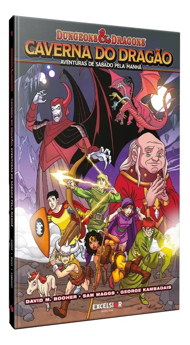 Caverna Do Dragão Dungeons & Dragons: Aventuras De Sábado Pela Manhã, De David M Booher. Editora Excelsior, Capa Dura, Edição 1 Em Português, 2023 Caverna Do Dragão Dungeons & Dragons: Aventuras De Sábado Pela Manhã, De David M Booher. Editora Excelsior, Capa Dura, Edição 1 Em Português, 2023