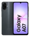 Celular Samsung Galaxy A07 256GB Preto frontal e traseira