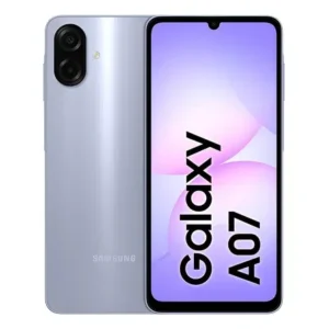 Celular Samsung Galaxy A07 256GB 8GB Câmera 50MP Tela 6.7 Proteção IP54 Processador 6nm Violeta