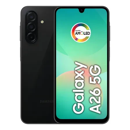Celular Samsung Galaxy A26 5G 256GB Frete Grátis Câmera 50MP Celular Samsung Galaxy A26 5G 256GB Preto com Câmera 50MP