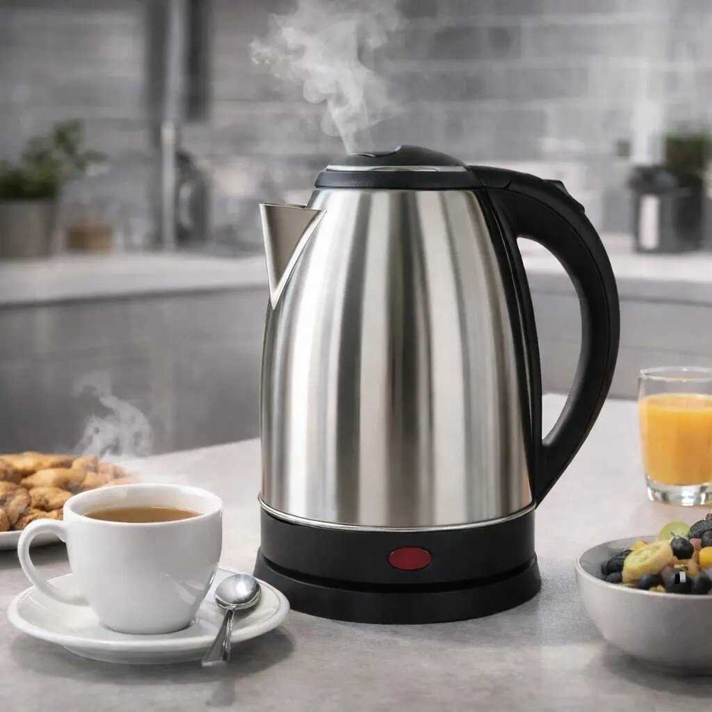 Chaleira Jarra Elétrica 1,8l Litros Em Inox Desligamento Automático Aquecimento Rápido Segura Café Chá Fácil Abertura Tampa Alça Ergometrica 127v Chaleira Jarra Elétrica 1,8l Litros Em Inox Desligamento Automático Aquecimento Rápido Segura Café Chá Fácil Abertura Tampa Alça Ergometrica 127v