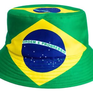 Chapéu Bucket Brasil Cata Ovo Torcida Copa Do Mundo Patriota