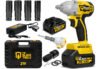 Chave De Impacto 21V The Black Tools amarelo/preto, bateria 21V, 2400rpm, maleta incluída