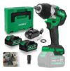Chave De Impacto Brushless 700nm Com 2 Baterias Maleta