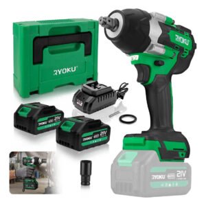 Chave De Impacto Brushless 700nm Com 2 Baterias Maleta