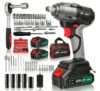 Chave De Impacto Brushless Parafusadeira Furadeira 2 Bateria