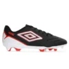 Chuteira Masculina Umbro Futebol Campo Attak III Trava Fixa Laranja e Preta