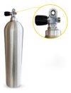 Cilindro Aluminio 11 L 3000psi Valvula Mergulho Cor Aluminio