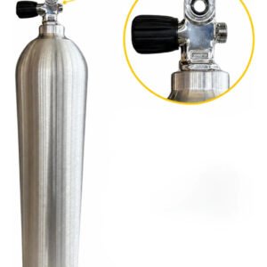 Cilindro Aluminio 11 L 3000psi Valvula Mergulho Cor Aluminio