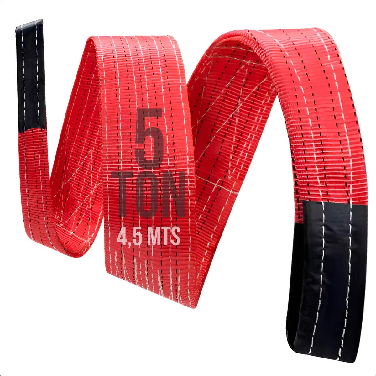 Cinta De Elevação Carga 5 Toneladas 4,5 Metros 150mm Cinta De Elevação Carga 5 Toneladas 4,5 Metros 150mm