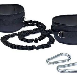 Cinto de Tração Duplo 02 Elástico Revestido Funcional Hunter Esportes para treino