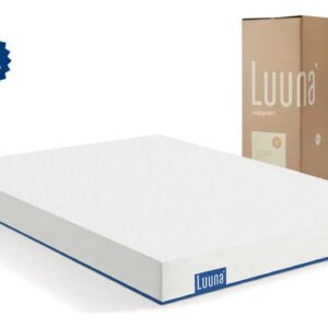 Colchão Casal Luuna Support, Espuma Firme, 10 Anos De Garantia, 18cm, Ortopédico Com Suporte À Coluna Branco
