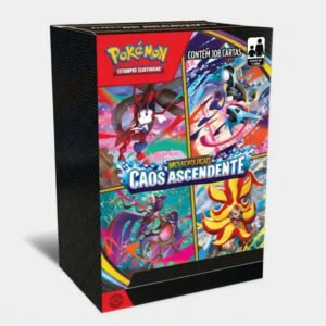 Combo De Pacotes Pokémon Tcg: Caos Ascendente 18 Boosters Português