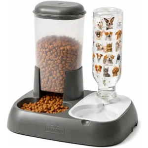 Comedouro E Bebedouro Automático Plasútil 1l Para Pets
