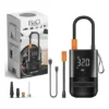 Compressor de Ar Portátil Digital B&G USB-C para Carro Moto Bike Preto