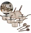 Conjunto de panelas antiaderente 10 peças Coffee Cappuccino Imperial