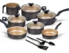 Conjunto Panelas Antiaderente 10 Peças Teflon Várias Cores Essenza Di Chef