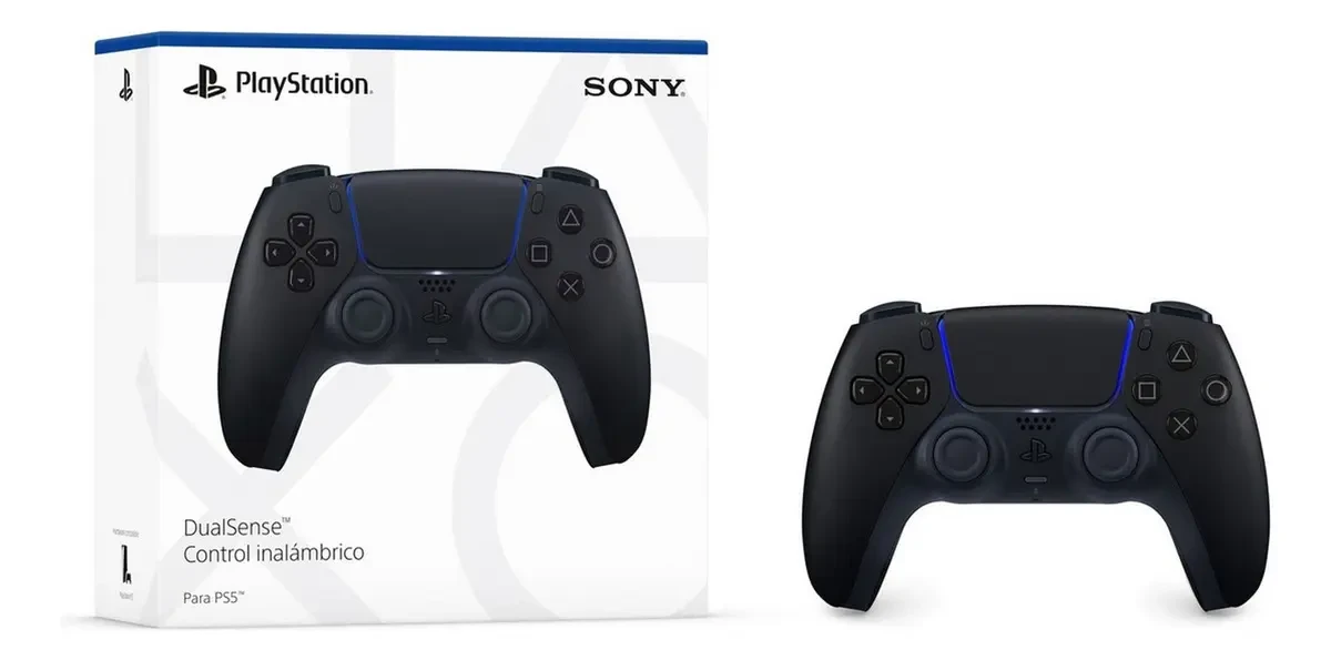 Controle DualSense PS5 Midnight Black Sony Original Melhor Preço Controle DualSense PS5 Midnight Black para PlayStation 5