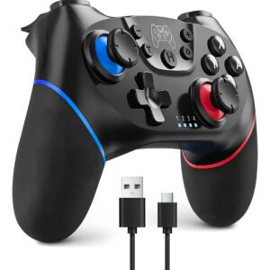 Controle Para Nitendo Switch Pro Bluetooth Wireless Vibração