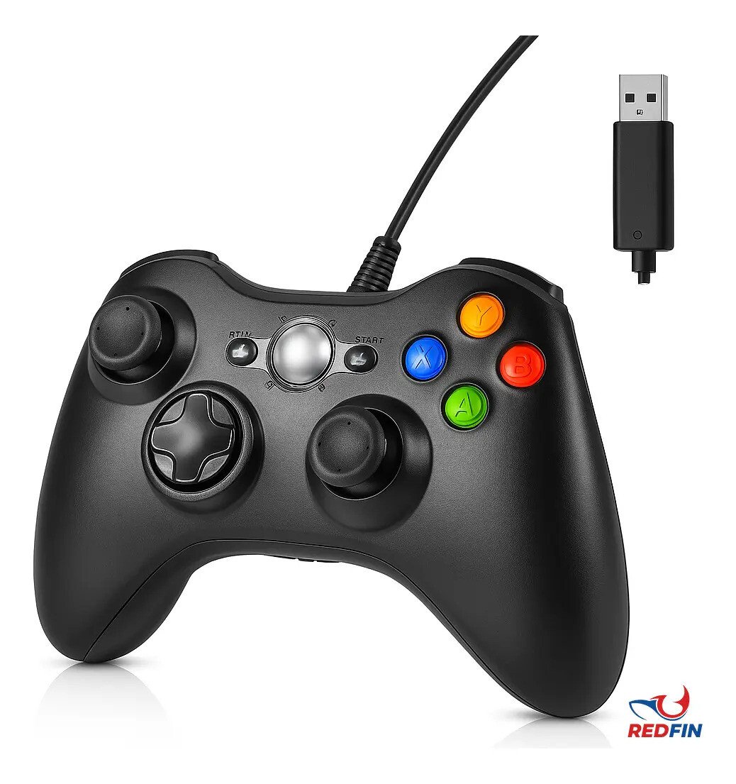 Controle Para Xbox 360 Com Fio Android Cor Preto Console Marca Redfin Joystick Manete Gamepass Steam Tv Pc Android Pc Controle Pc Gamer Redfin Controle Para Xbox 360 Com Fio Android Cor Preto Console Marca Redfin Joystick Manete Gamepass Steam Tv Pc Android Pc Controle Pc Gamer Redfin