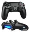 Controle Sem Fio Bluetooth Joystick Para PS4 TV Smart Samsung PC Sngames Preto com P2