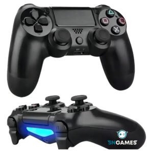 Controle Sem Fio Bluetooth Joystick Para PS4 TV Smart Samsung PC Sngames Preto com P2