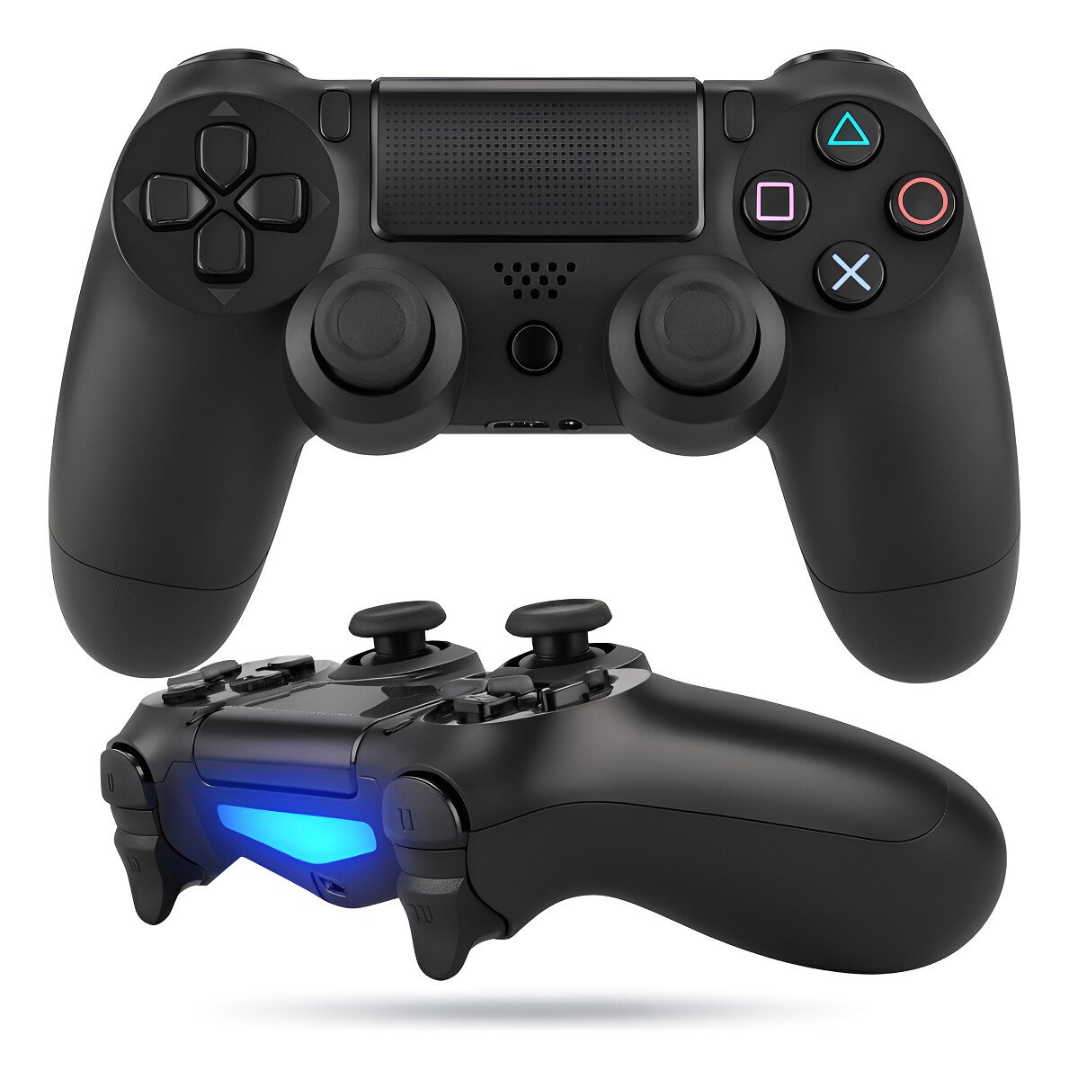 Controle Sem Fio Redfin Joystick Compatível Ps4 Videogame Tv Pc Celular Android - Touchpad Bluetooth Vibração Dupla Manete Smart Tv Preto Controle Sem Fio Redfin Joystick Compatível Ps4 Videogame Tv Pc Celular Android - Touchpad Bluetooth Vibração Dupla Manete Smart Tv Preto