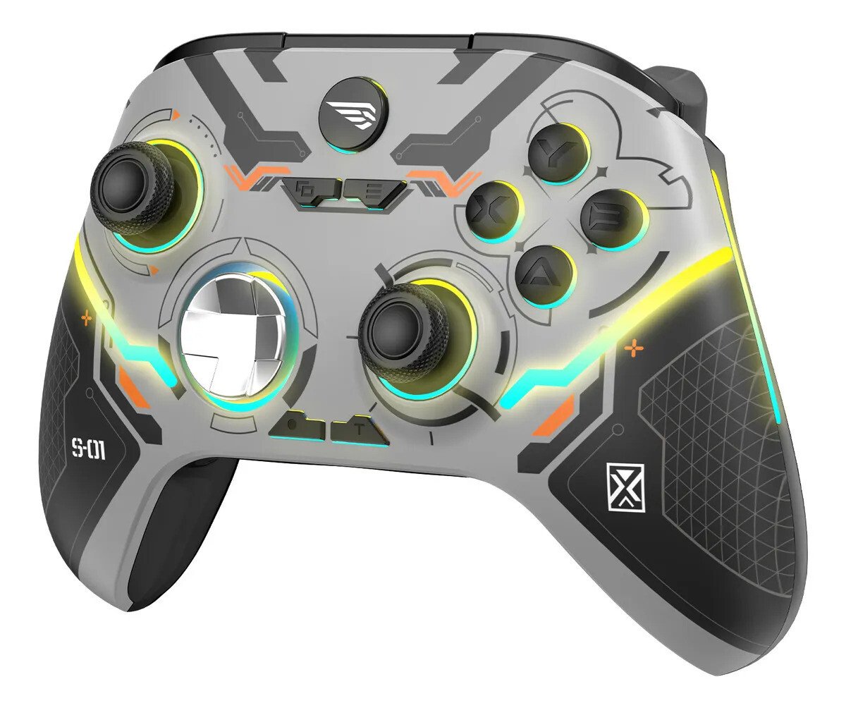 Controle Xbox Sem Fio Compatível Com Xbox Series S/x/one,pc Prateado Controle Xbox Sem Fio Compatível Com Xbox Series S/x/one,pc Prateado
