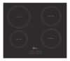 Cooktop De Indução Fischer 4 Bocas Vitrocerâmica Com Touch Screen 220v Preto
