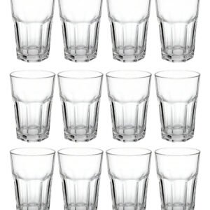 Copo De Vidro 350ml Vitaminas Sucos Ou Smoothies 12 Unidade Cor Transparente