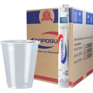 Copo P/ Água Reforçado 180ml Transp Descartável Ps 2500 Uni