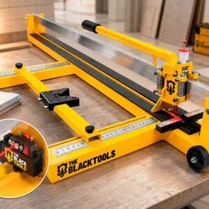 Cortadora Pisos Porcelanato Profissional Riscador Manual Cerâmica Riscadeira 90cm Com Guia Laser Ttc900 The Black Tools