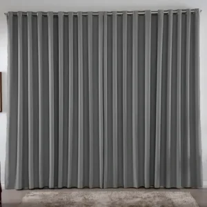 Cortina Blackout Blecaute Cinza 3,00x2,80 Metros Casa Laura Enxovais