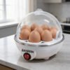 Cozedor De Ovos Elétrico (220 Ou 110v) Até 7 Ovos | Desligamento Automático | Cozinhar A Vapor | Pronto Em 10 Min | Compacto Portátil E Fácil De Usar Máquina Cooker Egg Branco 220v